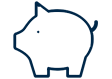 Piggy bank icon